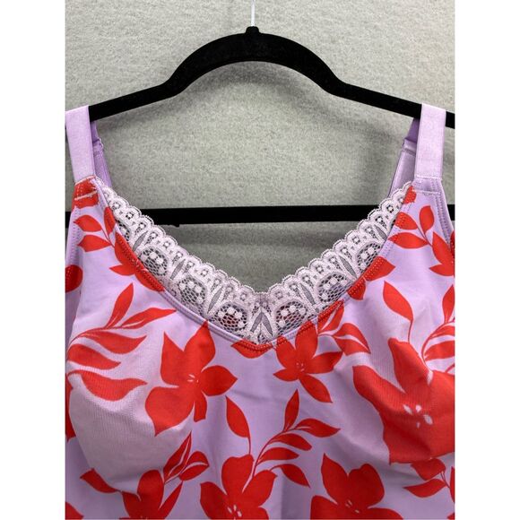 Ruby Ribbon Red Floral Bra - Picture 3 of 8